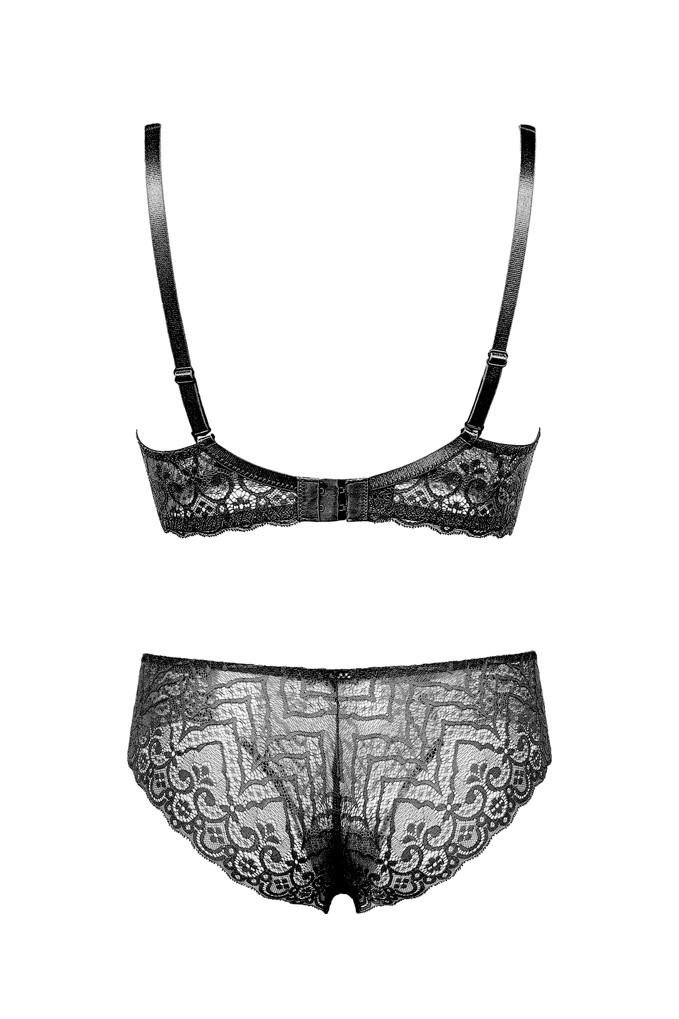 Mata Hari Wirefree Bra and Brief Set - Dear Eve Lingerie - Sexy Petite Lingerie