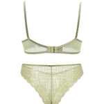 Mata Hari Underwire Bra and Brazilian Set - Dear Eve Lingerie - Sexy Petite Lingerie