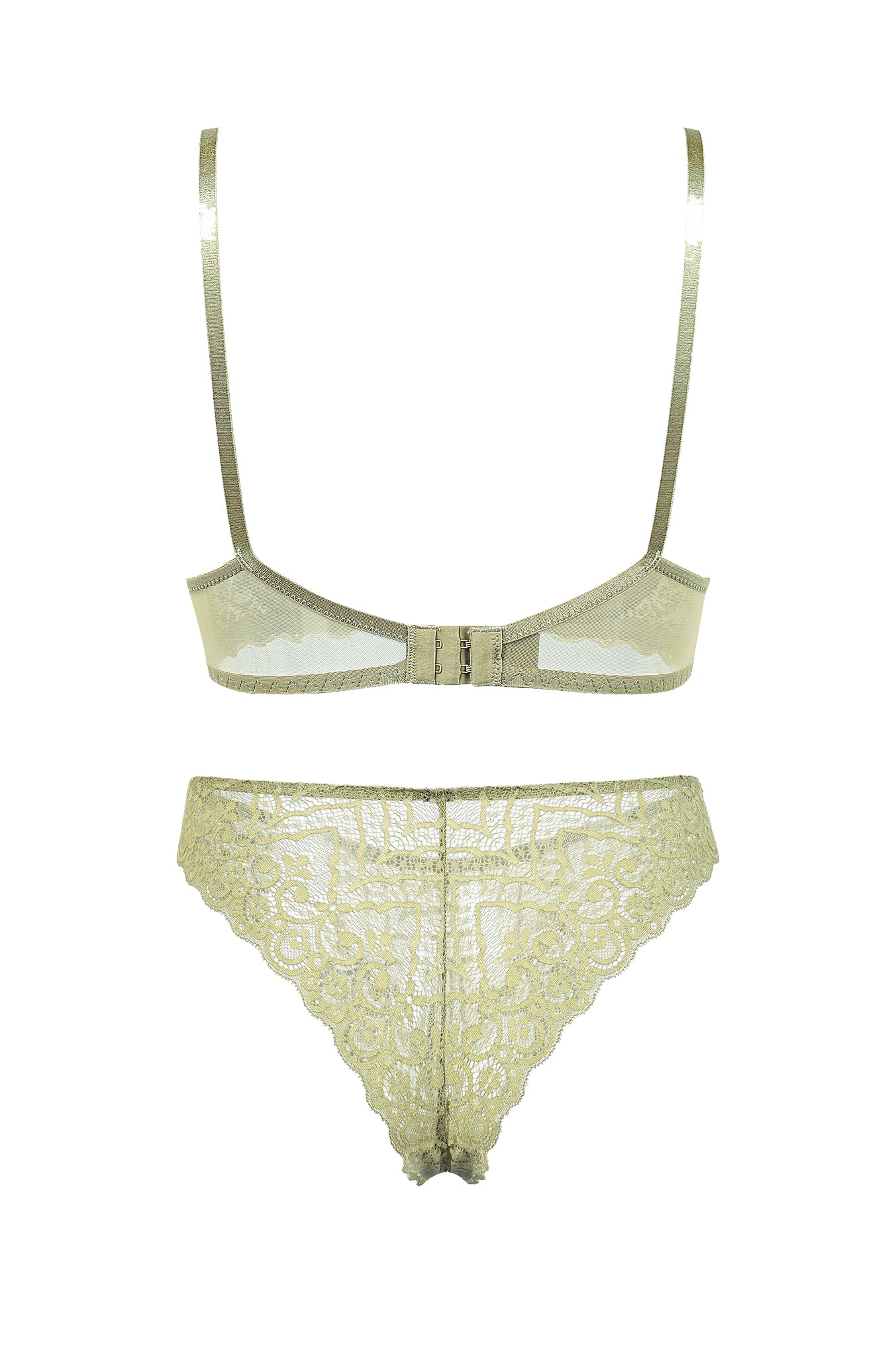 Mata Hari Underwire Bra and Brazilian Set - Dear Eve Lingerie - Sexy Petite Lingerie