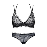 Pluma Black Lace Underwire Bra - Dear Eve Lingerie