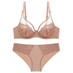Olivi Underwire Bra and Brief Set - Dear Eve Lingerie - Sexy Petite Lingerie