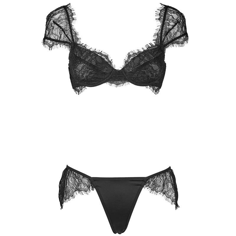 Vivienne Underwire Bra & G-String Lace Set - Dear Eve Lingerie - Sexy Petite Lingerie