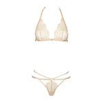 Celeste Wirefree Bra & G-String Set - Dear Eve Lingerie - Sexy Petite Lingerie
