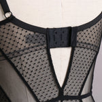 Adeline Black Lace Bodysuit - Dear Eve Lingerie