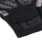 Pluma Black Lace Bodysuit - Dear Eve Lingerie