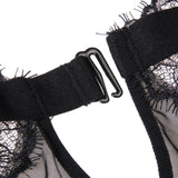 Pluma Black Lace Bodysuit - Dear Eve Lingerie