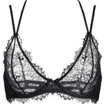 Pluma Black Lace Underwire Bra - Dear Eve Lingerie