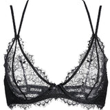 Pluma Black Lace Underwire Bra - Dear Eve Lingerie