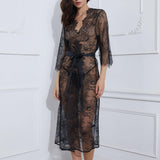 Serendipity Sheer Lace Wrap - Dear Eve Lingerie