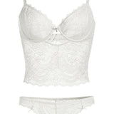 Tailored White Longline Underwire Bra - Dear Eve Lingerie